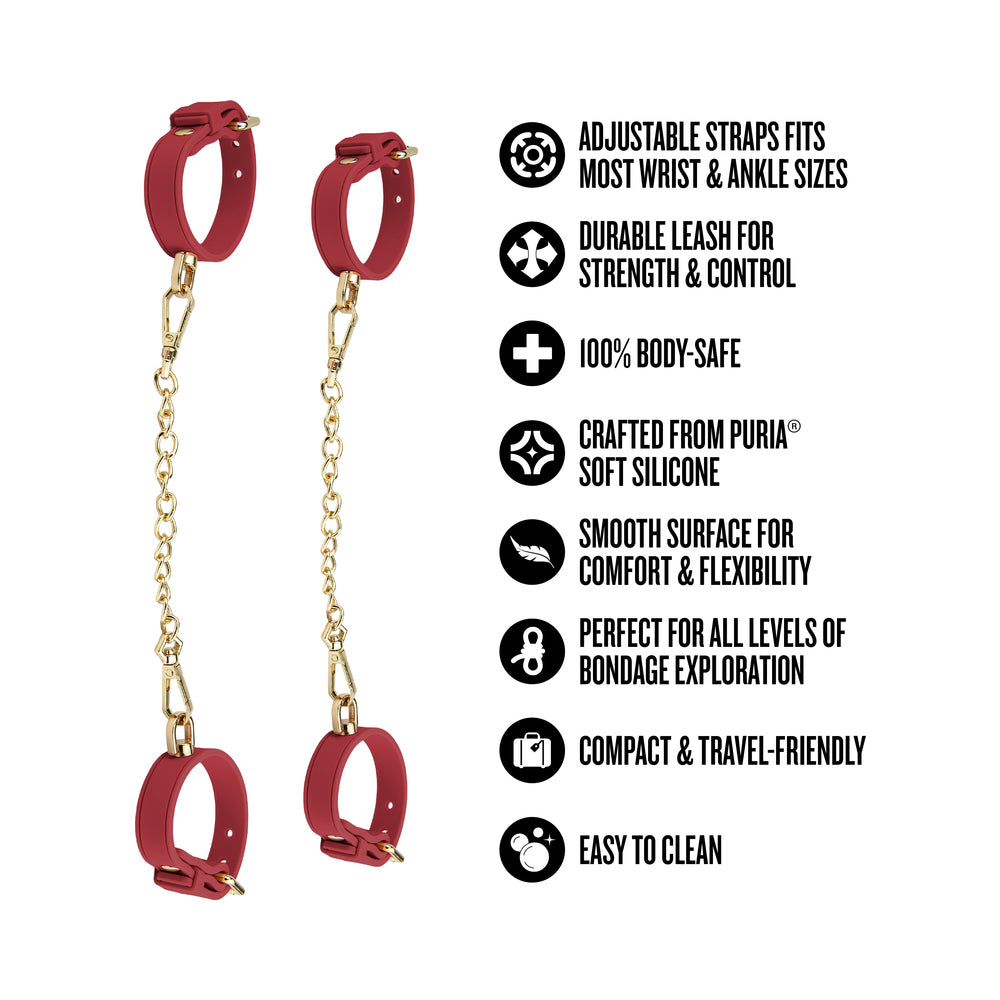 BLUSH - TEMPTASIA ARDOR WRIST & ANKLE RESTRAINTS