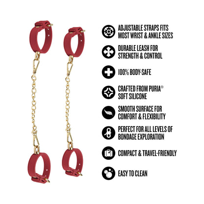 BLUSH - TEMPTASIA ARDOR WRIST & ANKLE RESTRAINTS