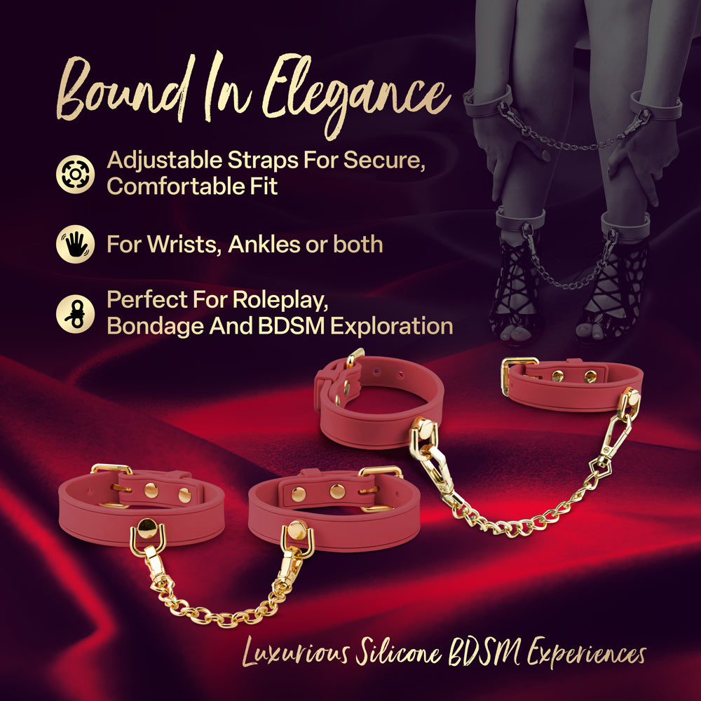 BLUSH - TEMPTASIA ARDOR WRIST & ANKLE RESTRAINTS