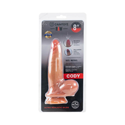 CAMTOYZ - DILDO EJACULADOR ULTRA-REALISTA CODY