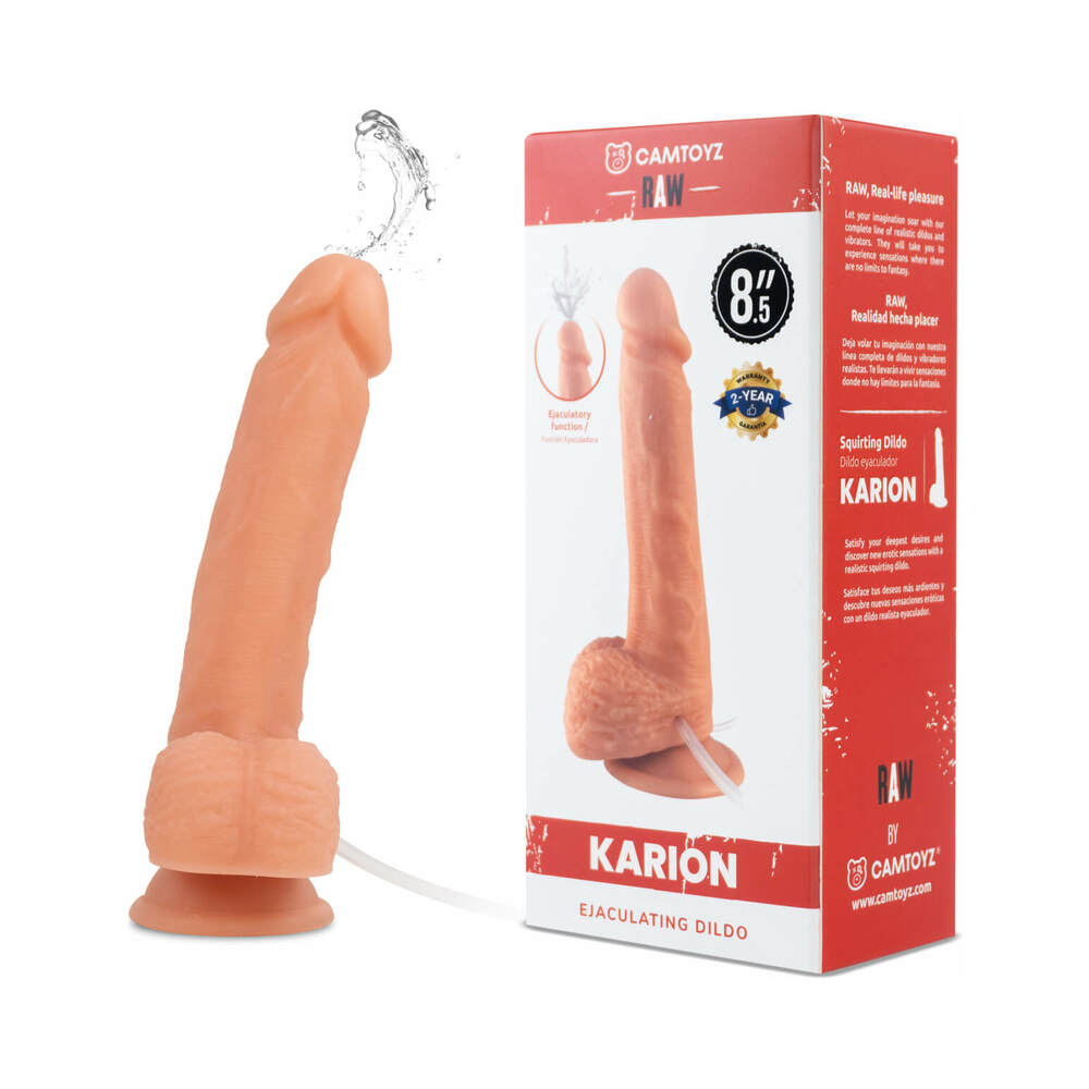 CAMTOYZ - DILDO EJACULADOR REALISTA KARION
