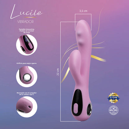 CAMTOYZ - LUCILE USB-C RECHARGEABLE RABBIT VIBRATOR