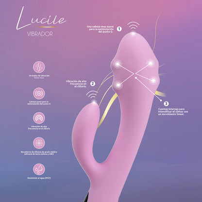 CAMTOYZ - LUCILE USB-C RECHARGEABLE RABBIT VIBRATOR