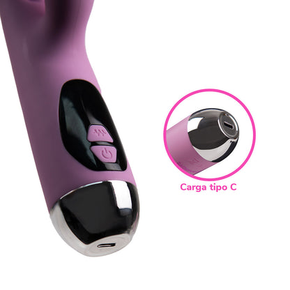 CAMTOYZ - AVERY USB-C RECHARGEABLE RABBIT VIBRATOR