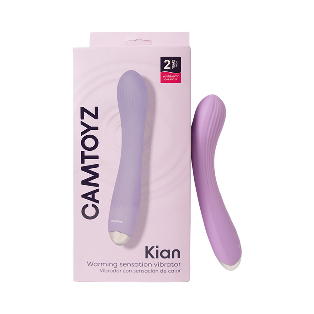 CAMTOYZ - VIBRADOR COM SENSAÇÃO DE CALOR KIAN