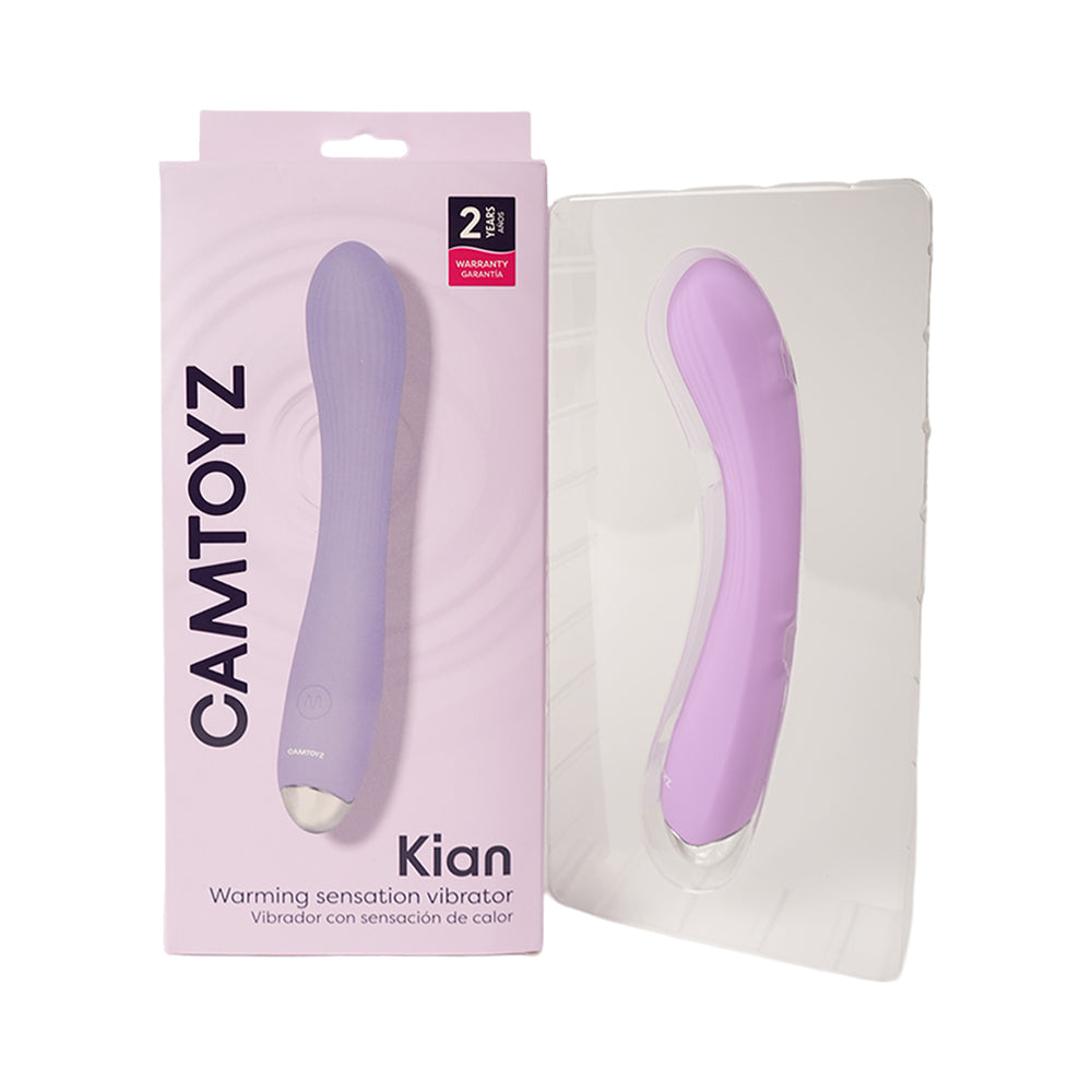CAMTOYZ - VIBRADOR COM SENSAÇÃO DE CALOR KIAN