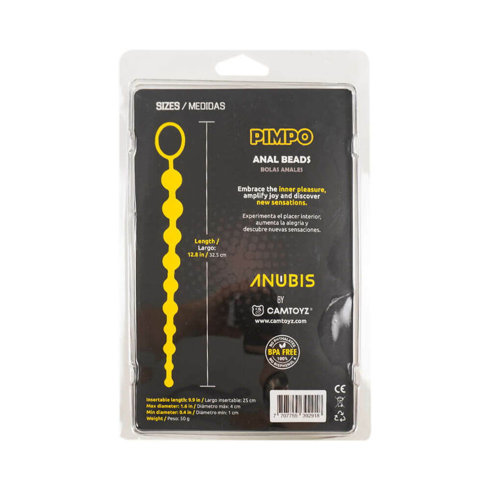 CAMTOYZ - CONTAS ANAIS BLACK PIMPO