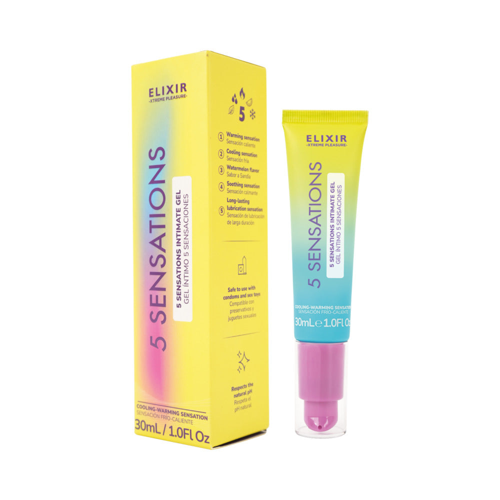 ELIXIR - 5 SENSATIONS INTIMATE GEL 0.5 OZ. 12PK