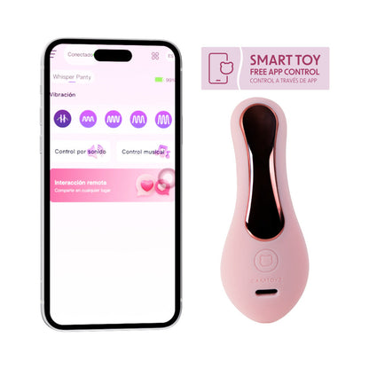 CAMTOYZ - PRO WHISPER CUECA VIBRATÓRIA ULTRA-SILENCIOSA COM APLICAÇÃO