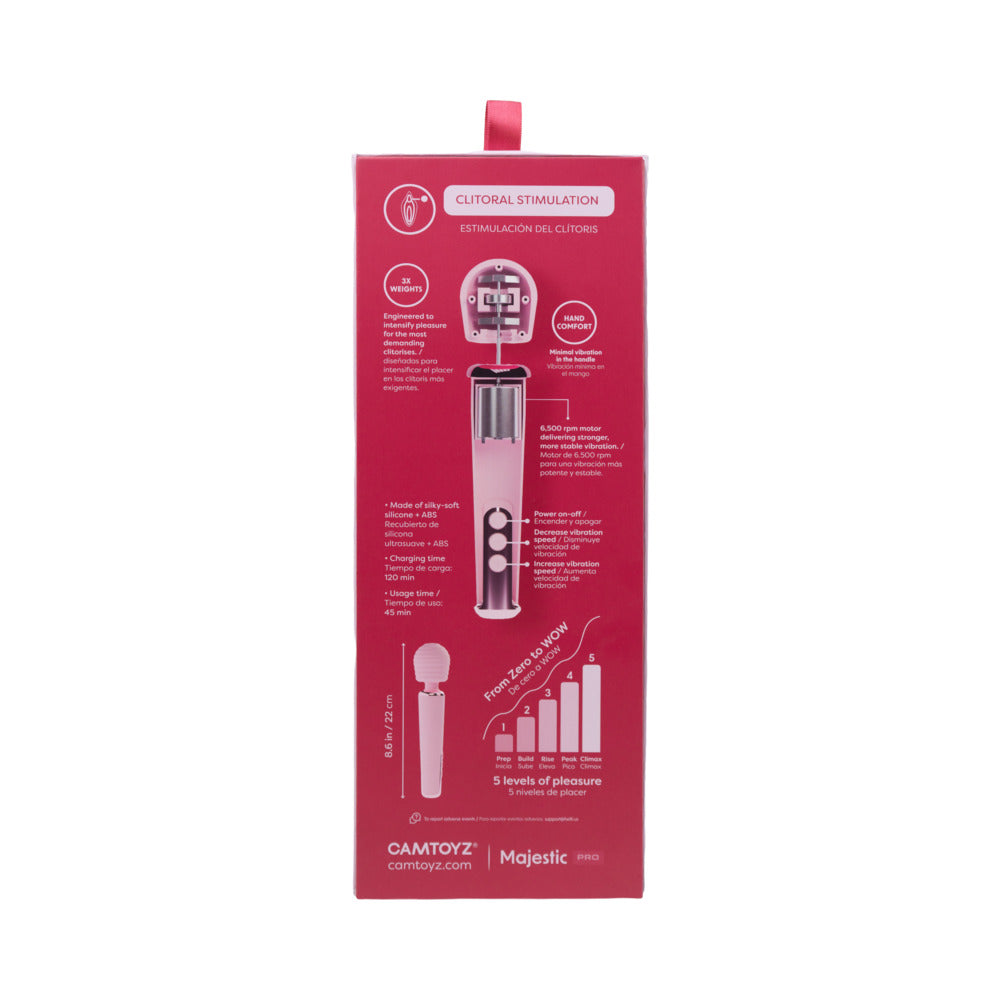 CAMTOYZ - VIBRADOR PRO INTENSE WAND COM APP