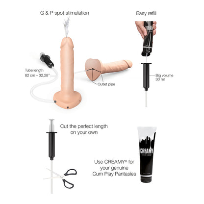 LOVELY PLANET - STRAP ON ME SQUIRTING CUM REALISTIC DILDO LARGE