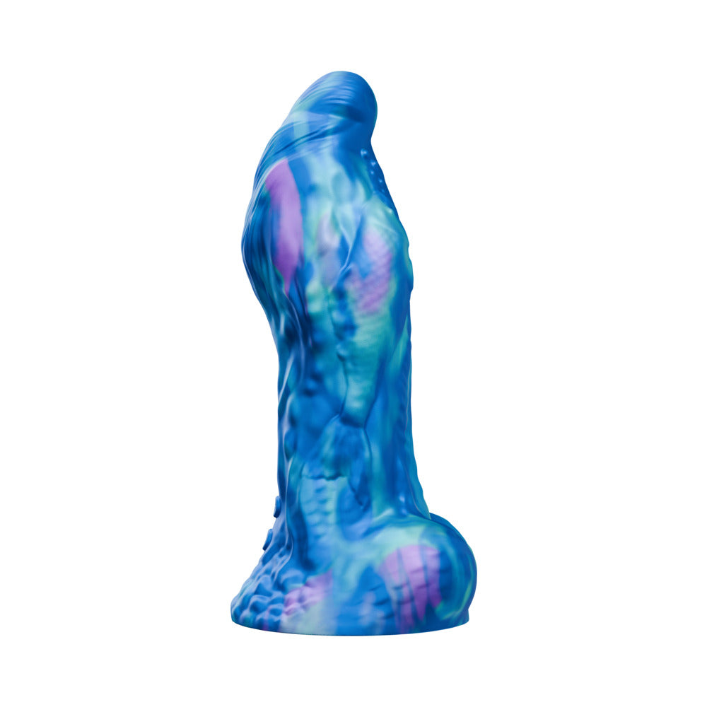 TENTRA - MARINUS SEA BEAST DILDO VIBRATÓRIO AZUL