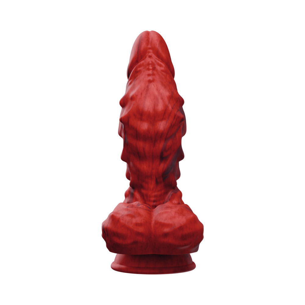 TENTRA - DILDO VIBRATÓRIO VULKRIS VOLCANIC DRAGON VERMELHO