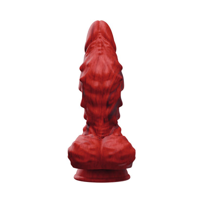 TENTRA - DILDO VIBRATÓRIO VULKRIS VOLCANIC DRAGON VERMELHO