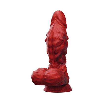 TENTRA - DILDO VIBRATÓRIO VULKRIS VOLCANIC DRAGON VERMELHO