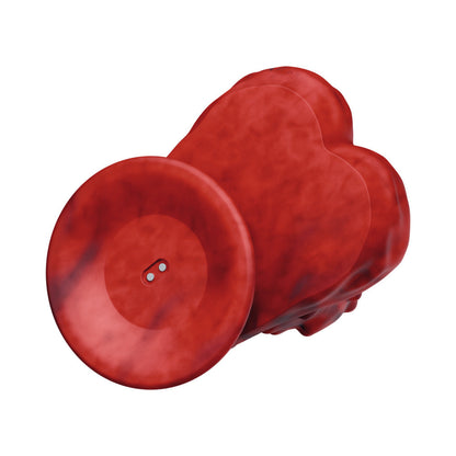 TENTRA - DILDO VIBRATÓRIO VULKRIS VOLCANIC DRAGON VERMELHO