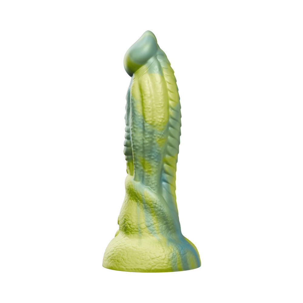 TENTRA - RITHEN REPTILIAN THRUSTING DILDO VERDE