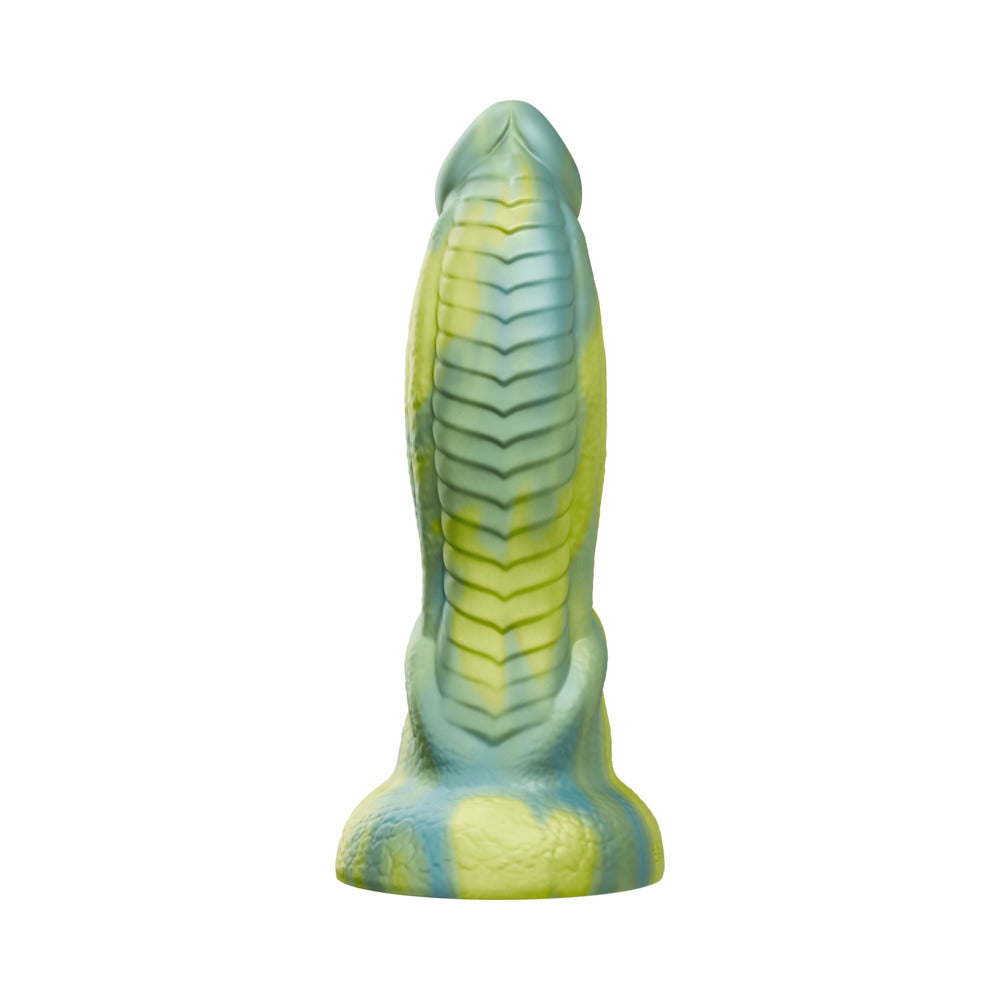 TENTRA - RITHEN REPTILIAN THRUSTING DILDO VERDE