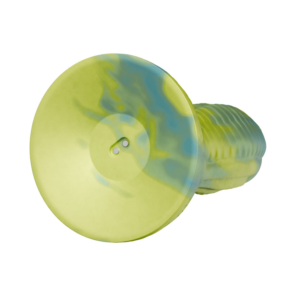 TENTRA - RITHEN REPTILIAN THRUSTING DILDO VERDE