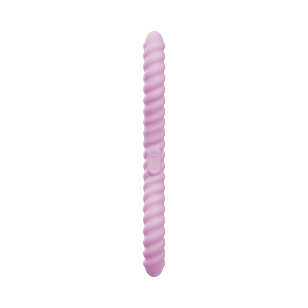 TENTRA - COR UNICORN HORN DILDO VIBRANTE DE PONTA DUPLA ROSA