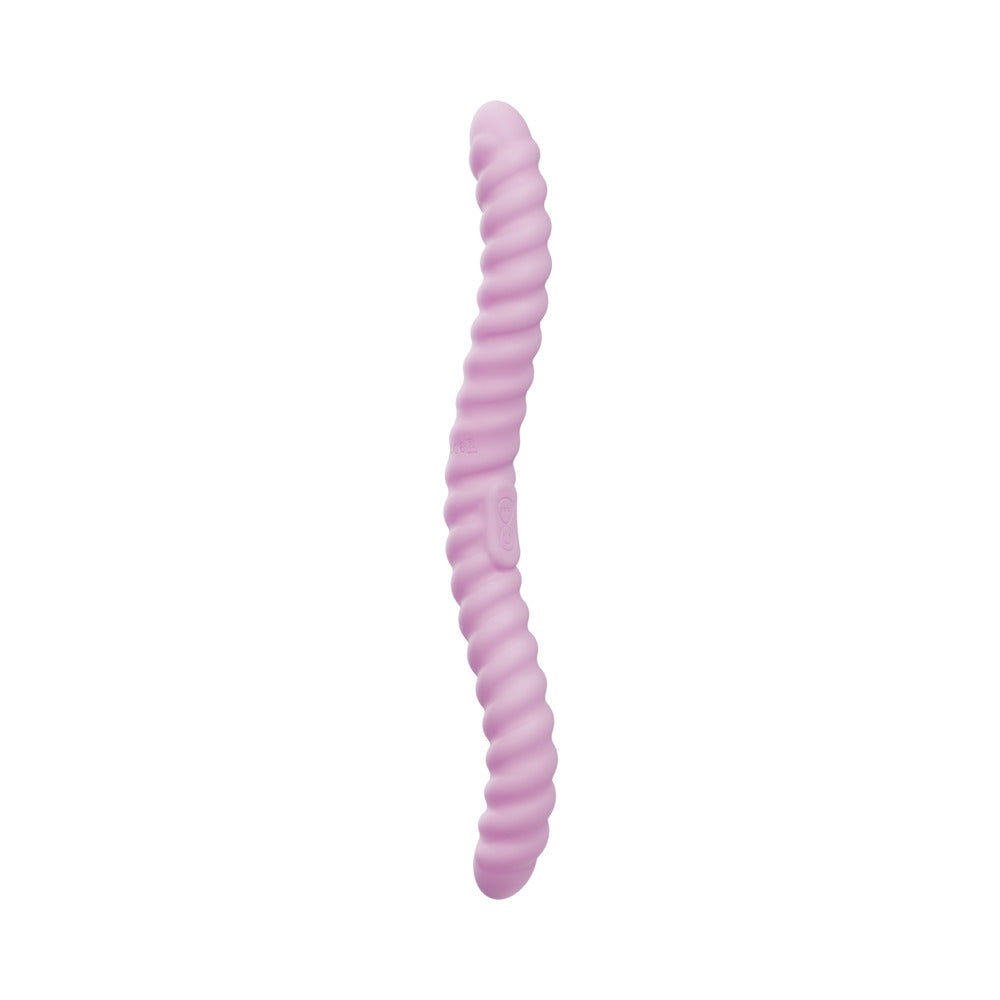 TENTRA - COR UNICORN HORN DILDO VIBRANTE DE PONTA DUPLA ROSA