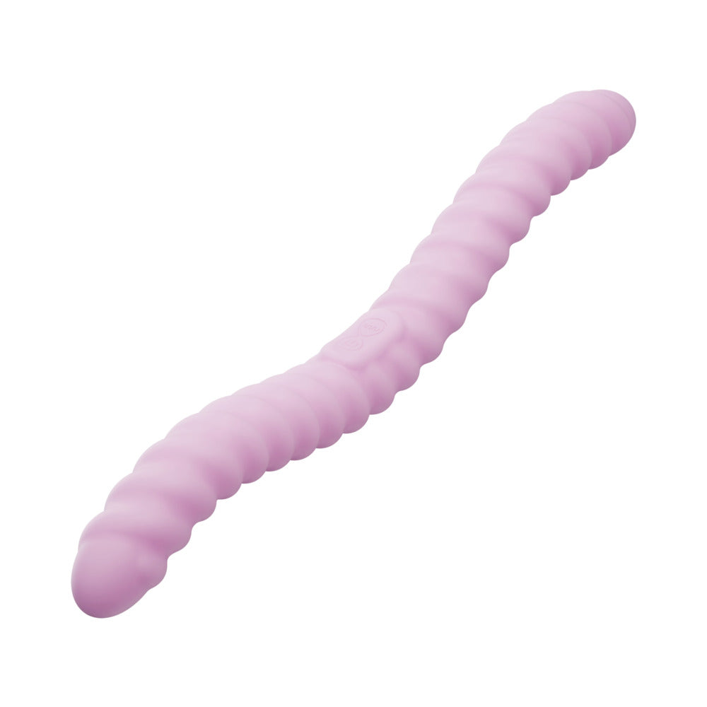 TENTRA - COR UNICORN HORN DILDO VIBRANTE DE PONTA DUPLA ROSA