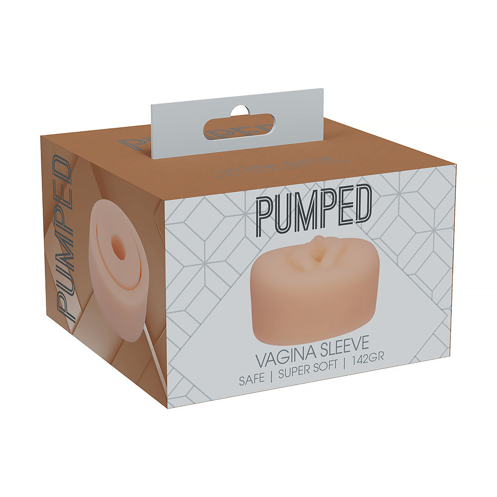 SHOTS - PUMPED VAGINA PUMP SLEEVE 142 GR BEGE