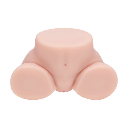 SHOTS - XKIN BODYFORMS VIVICA LENORE DUAL ENTRY VIBRATING MASTURBATOR BEGE