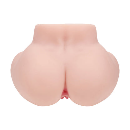 SHOTS - XKIN BODYFORMS VIVICA LENORE DUAL ENTRY VIBRATING MASTURBATOR BEGE