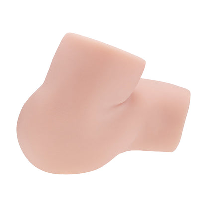 SHOTS - XKIN BODYFORMS VERA DAWN DUAL ENTRY VIBRATING MASTURBATOR BEIGE