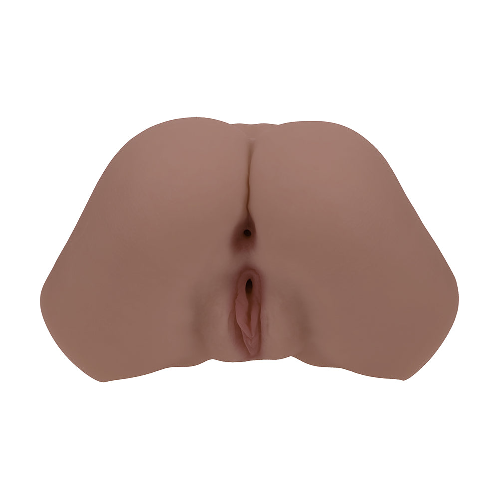 SHOTS - XKIN BODYFORMS LAYLA LOVE MASTURBADOR VIBRANTE DE DUPLA ENTRADA CASTANHO