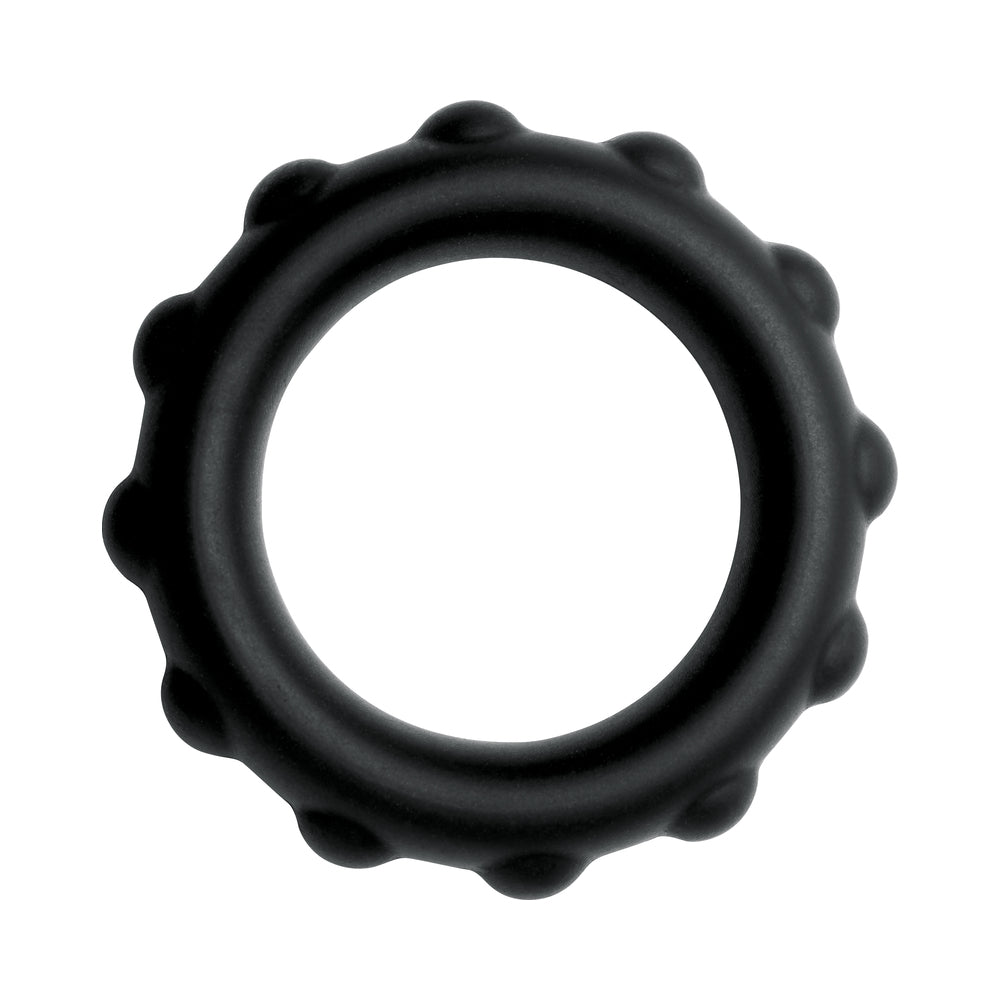 CURVE NOVELTIES - CONJUNTO DE ANEIS PENIANOS C-RING DE SILICONE COM PESO PARA REALCE JOCK