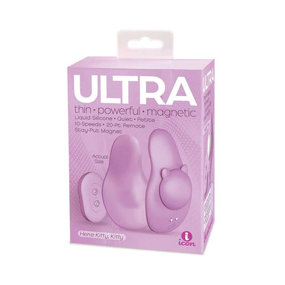 ICON BRANDS - ULTRA PANTY VIBE HERE KITTY, KITTY ROXO