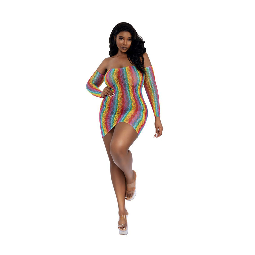 DREAMGIRL - MINI DRESS WITH ARM WARMERS