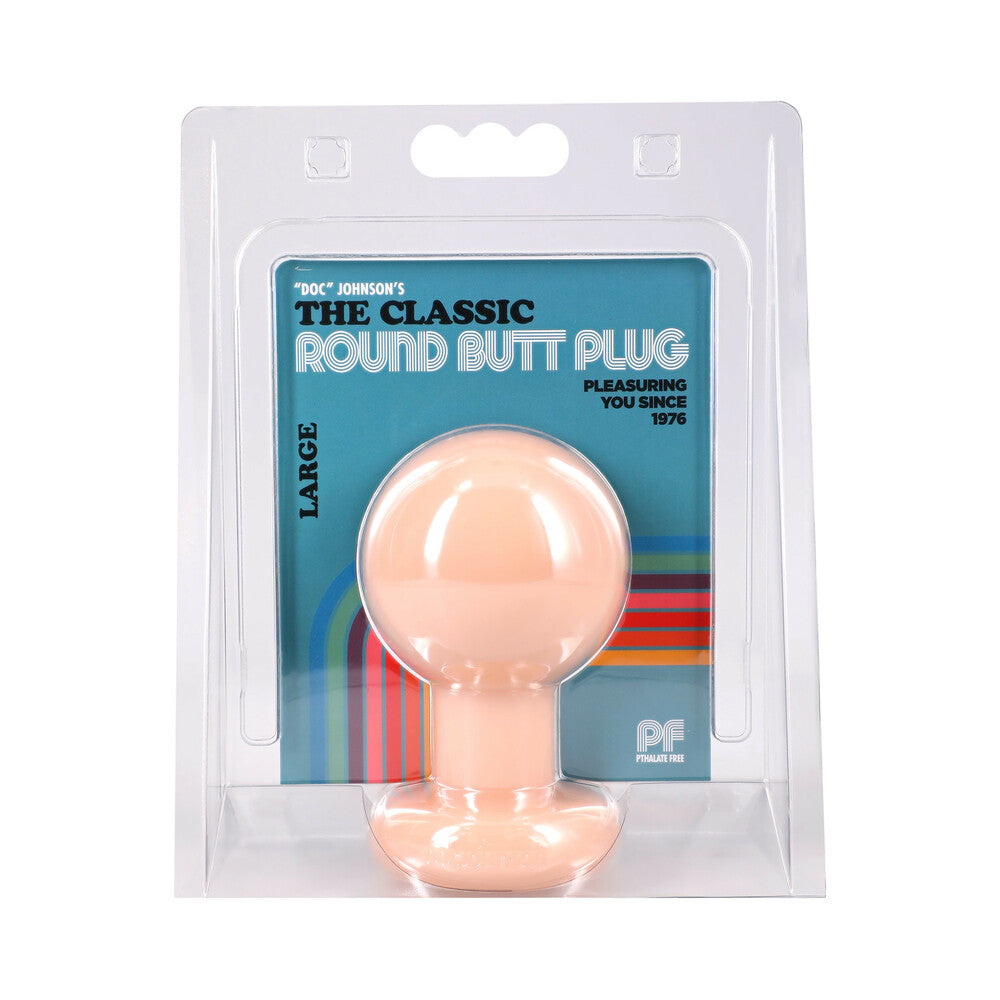 DOC JOHNSON - THE CLASSIC ROUND BUTT PLUG LARGE