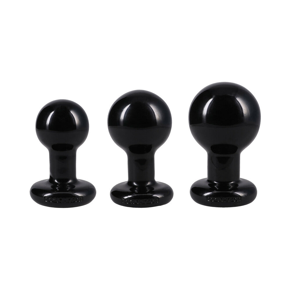 DOC JOHNSON - THE CLASSIC ROUND BUTT PLUG 3 PIECE SET