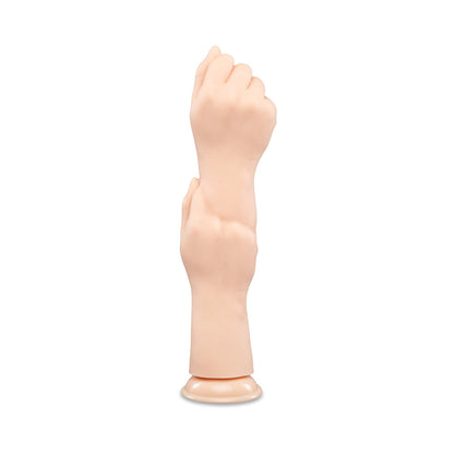 B-VIBE - FISTS 14,5 POL. DILDO REALISTA EM FORMA DE PUNHO COM VENTOSA
