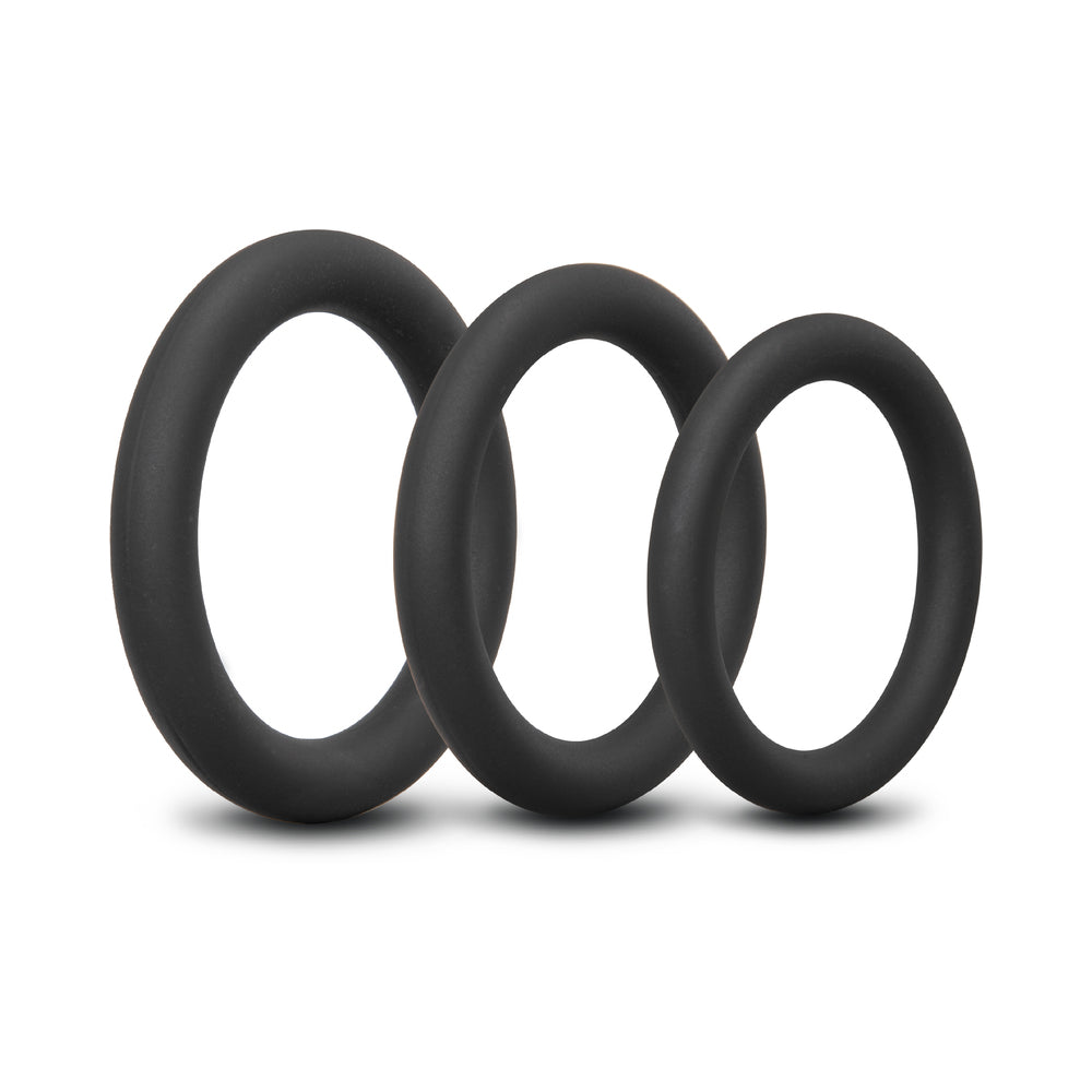 B-VIBE - SNUG RING LITE 3-PACK SNUG FIT SILICONE C-RING