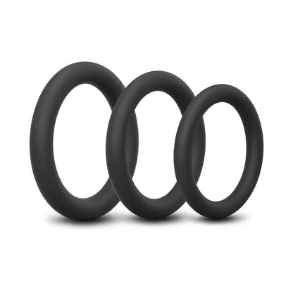 B-VIBE - SNUG RING LITE 3-PACK SNUG FIT SILICONE C-RING