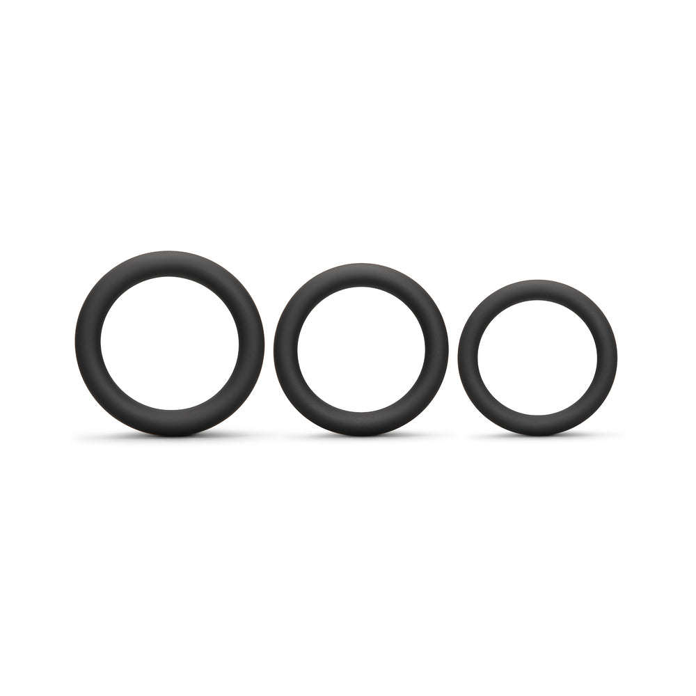 B-VIBE - SNUG RING LITE 3-PACK SNUG FIT SILICONE C-RING