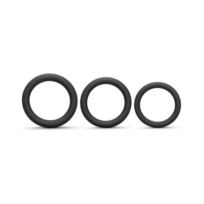 B-VIBE - SNUG RING LITE 3-PACK SNUG FIT SILICONE C-RING