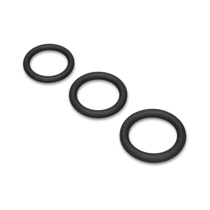 B-VIBE - SNUG RING LITE 3-PACK SNUG FIT SILICONE C-RING