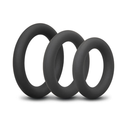 B-VIBE - SNUG RING SWOLE 3-PACK SNUG FIT THICK SILICONE C-RING