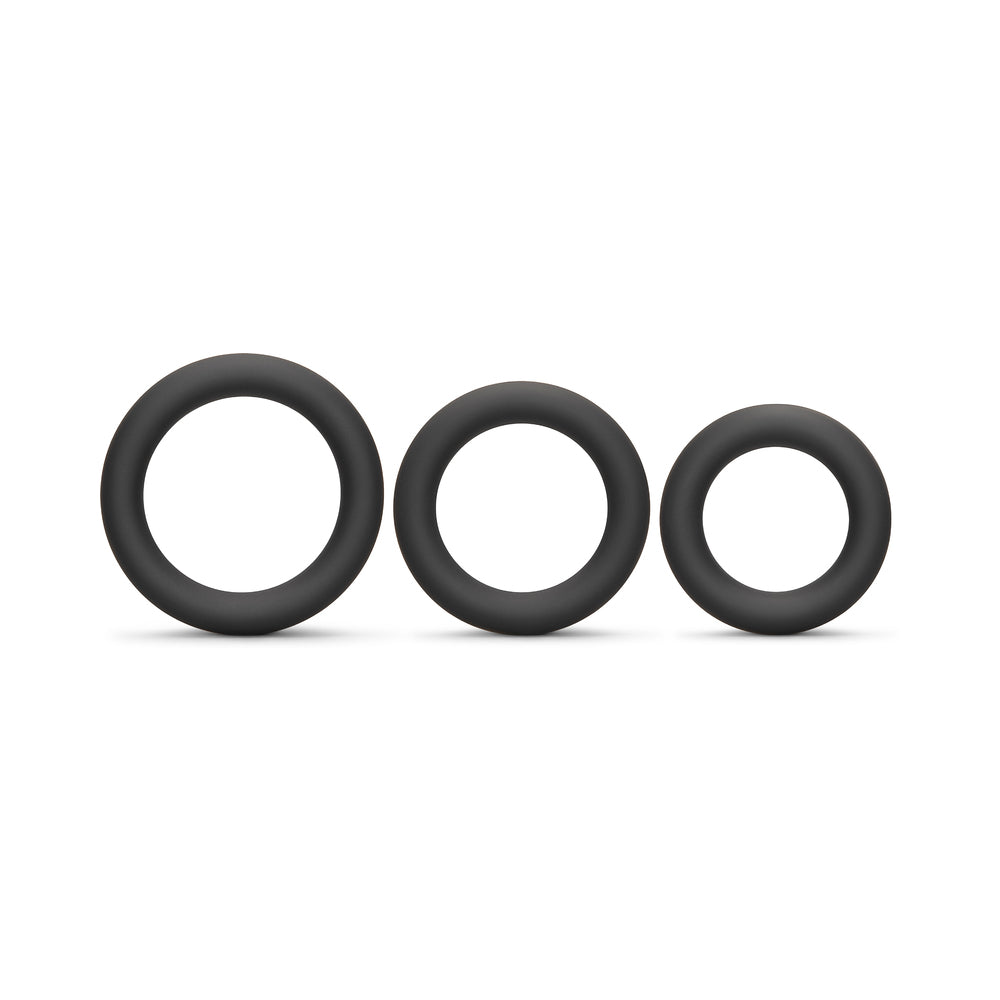 B-VIBE - SNUG RING SWOLE 3-PACK SNUG FIT THICK SILICONE C-RING