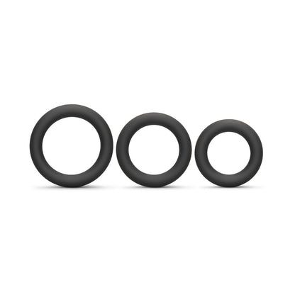 B-VIBE - SNUG RING SWOLE 3-PACK SNUG FIT THICK SILICONE C-RING
