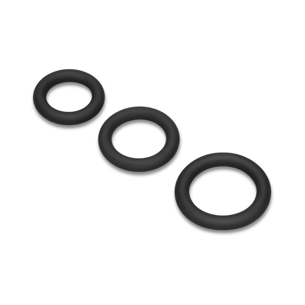 B-VIBE - SNUG RING SWOLE 3-PACK SNUG FIT THICK SILICONE C-RING