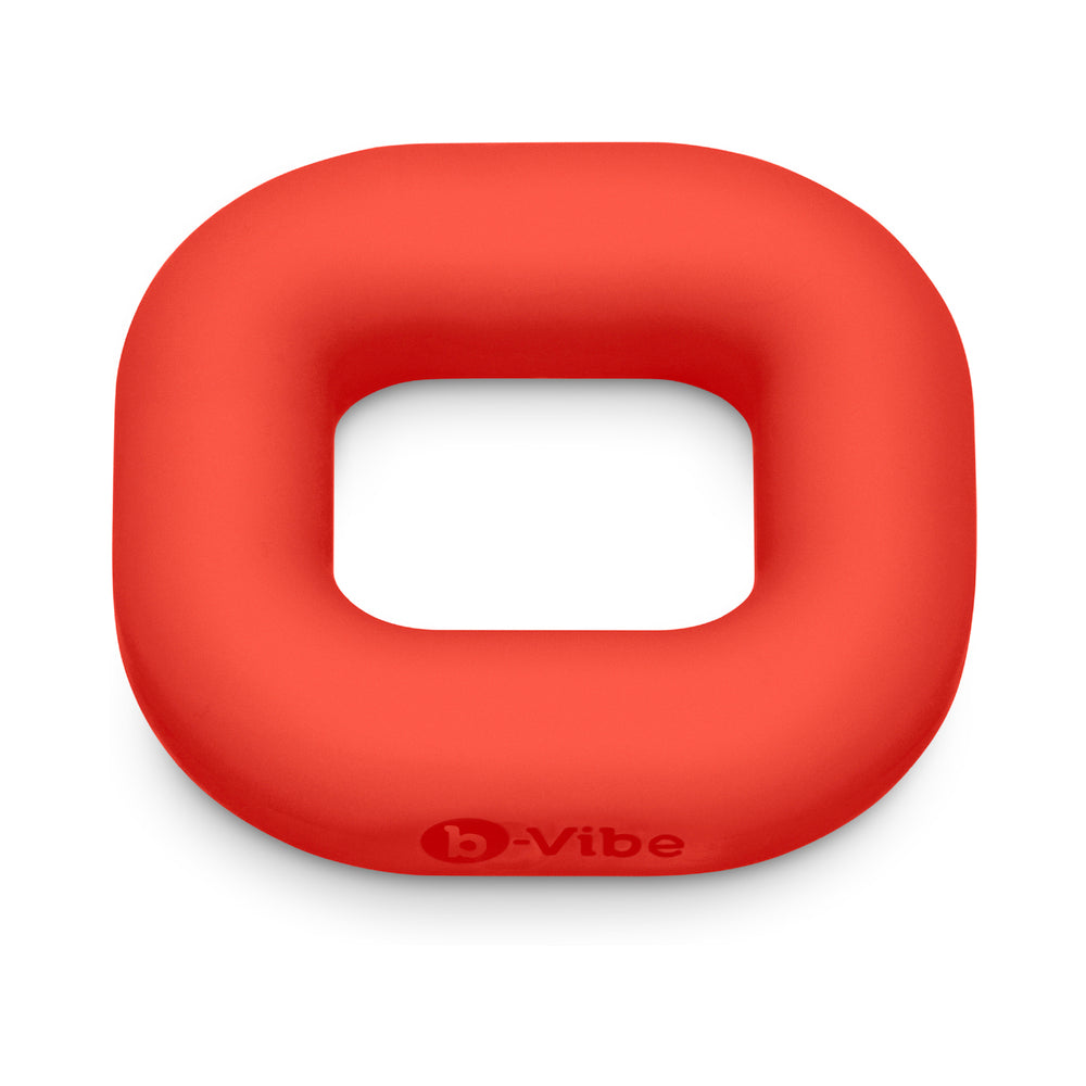 B-VIBE - FLEX RING BULK SILICONE C-RING VERMELHO