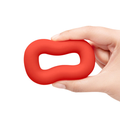 B-VIBE - FLEX RING BULK SILICONE C-RING VERMELHO