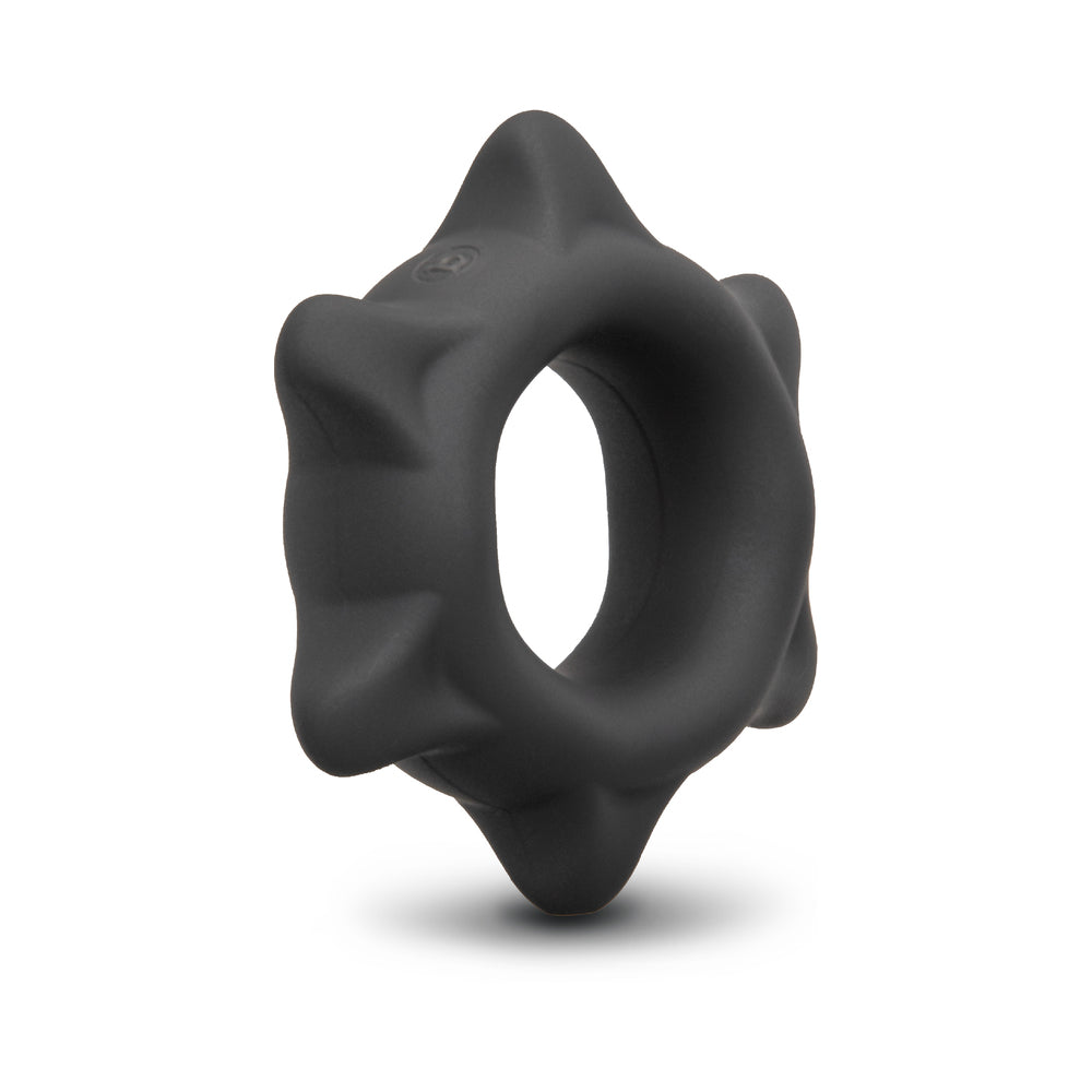B-VIBE - ANEL PENIANO EM SILICONE COM ESPIGÕES FLEX RING