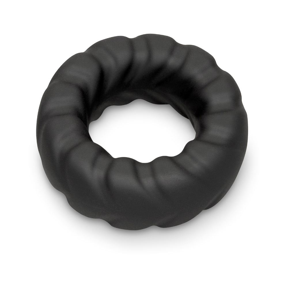 B-VIBE - ANEL PENIANO EM SILICONE COM TEXTURA FLEX RING